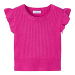 Mayoral Maglia Giromanica Tinta Unita per Bambina 3024 FUXIA MAYORAL 