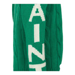 SAINT BARTH maglia tinta unita con profili in contrasto Verde per Bambino BERG002 VERDE SAINT BARTH 