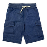 Chicco Bermuda Einfarbig Mit Gummibund Blau Für Baby