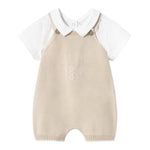 Mayoral Completo 2 Pezzi T-Shirt-Pagliaccetto per Neonato 1607X BEIGE MAYORAL 