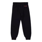 DSQUARED2 pantalone tuta tinta unita con stampa logo Nero per Bambino DQ2458 NERO DSQUARED2 