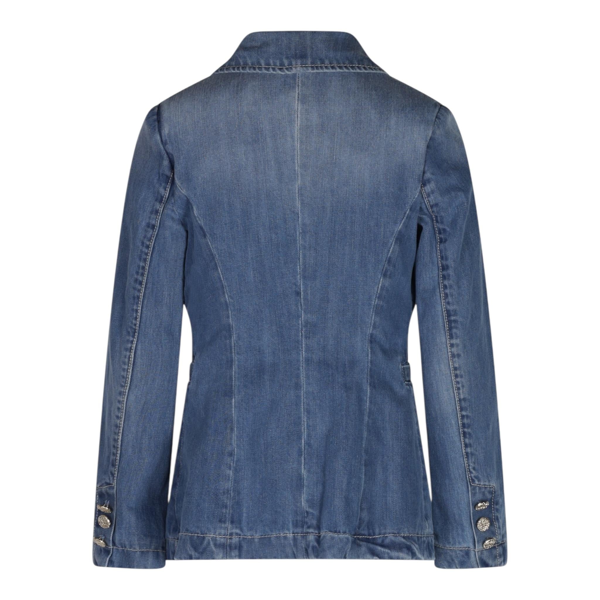 Fun & Fun Giacca In Denim Tinta Unita per Bambina FNJJK16541 BLU FUN & FUN 