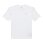 New Balance T-Shirt Girocollo Tinta Unita con Logo per Bambino LAKB0001 BIANCO NEW BALANCE 
