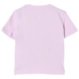 Elisabetta Franchi T-Shirt Girocollo Tinta Unita con Logo per Bambina EGTS090 LILLA ELISABETTA FRANCHI 