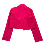 Gaelle Giacca tinta unita Modello Crop Fuxia per Bambina 2745JY00450 FUXIA GAELLE 