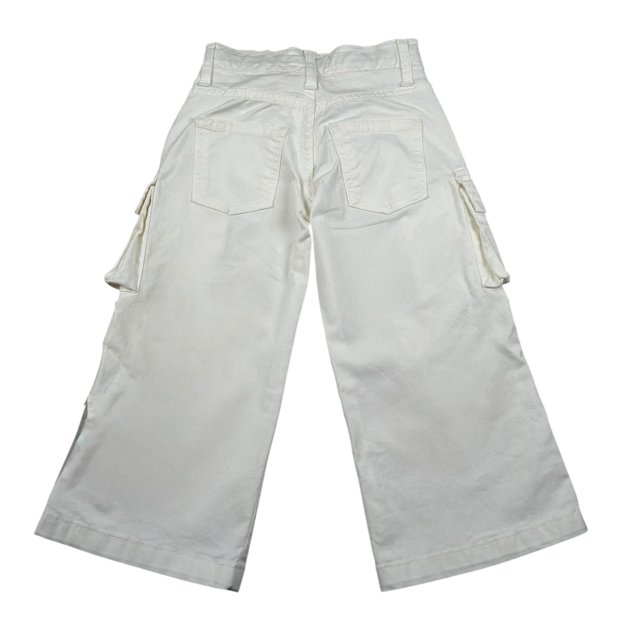 Dusty Color Pantalone Tinta Unita Modello Palazzo per Neonata DJWS5020PAN PANNA DUSTY COLOR 