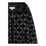 MICHAEL KORS feplpa tinta unita logata con zip e cappuccio Nero per Neonata R30163N NERO MICHAEL KORS 
