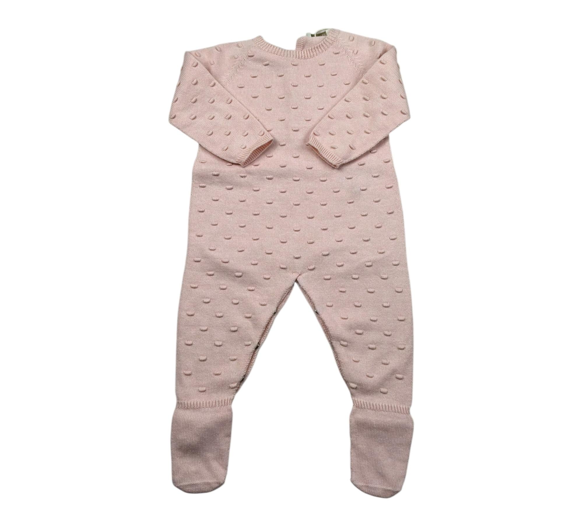 Wedoble Tutina Manica Lunga Tinta Unita per Neonata V2506346A ROSA WEDOBLE 