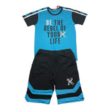 Yours Complete T-Shirt - Bermudablau für Kinder