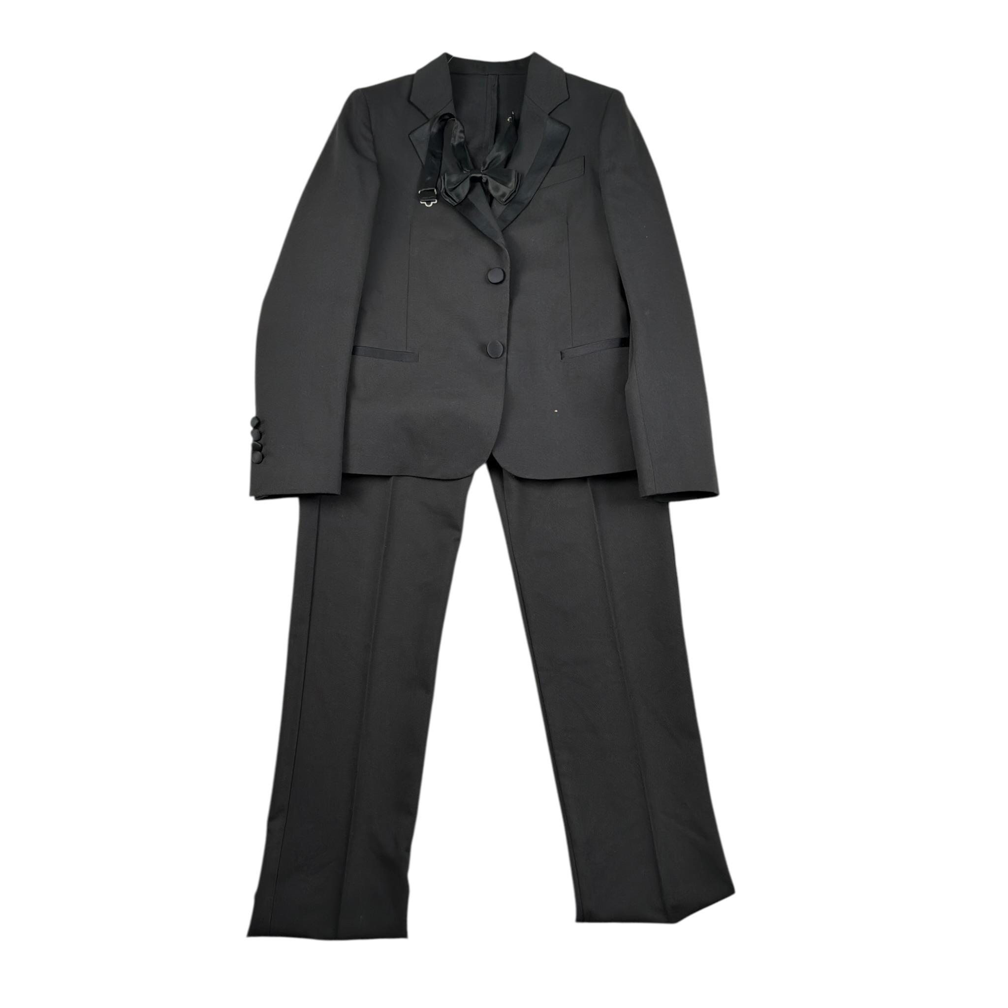 Over-D Completo Cerimonia 3 Pezzi Giacca-Papillion-Pantalone per Bambino OK415AB NERO OVER-D 