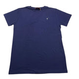 CESARE PACIOTTI t-shirt girocollo tinta unita con logo Blu per Bambino TSP3103J BLU CESARE PACIOTTI 