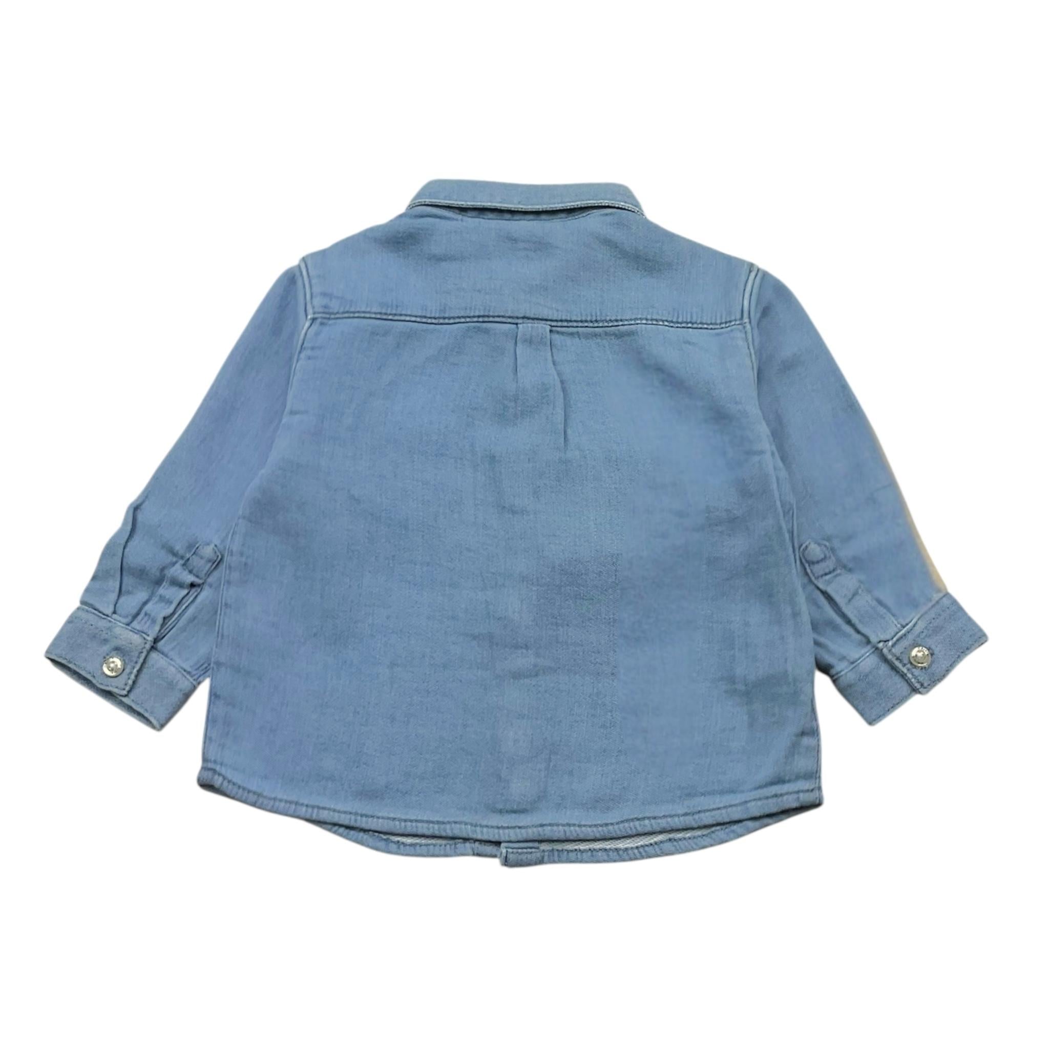 MAYORAL camicia in denim tinta unita con bottoni Azzurro per Neonato 2192X AZZURRO MAYORAL 