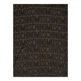 MOSCHINO felpa tinta unita logata con cappuccio Marrone per Bambino HUF08CX MARRONE MOSCHINO 