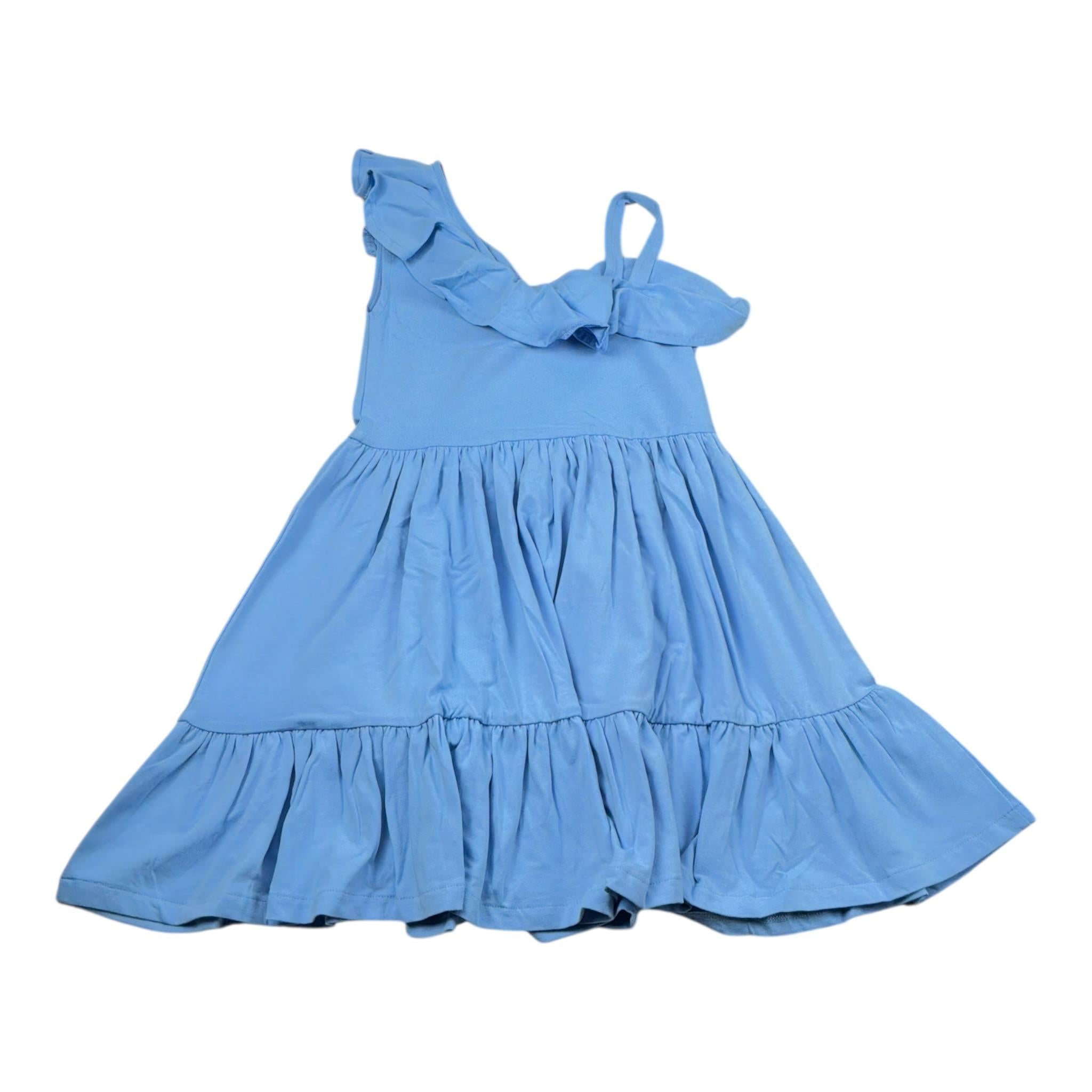 Sarabanda Abito Monospalla Tinta Unita per Neonata 0B341N AZZURRO SARABANDA 