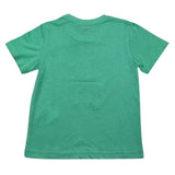 Losan Einfarbiges T-Shirt mit Rundhalsausschnitt und kontrastierenden Drucken, Aquagrün, für Neugeborene
