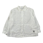 Aspesi Camicia Manica Lunga Tinta Unita per Bambino S24002GCL600 PANNA ASPESI 
