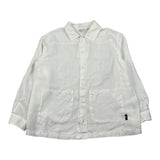 Aspesi Camicia Manica Lunga Tinta Unita per Bambino S24002GCL600 PANNA ASPESI 