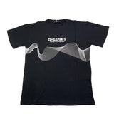 Zu+Elements Einfarbiges T-Shirt mit Rundhalsausschnitt und Print in Schwarz für Jungen