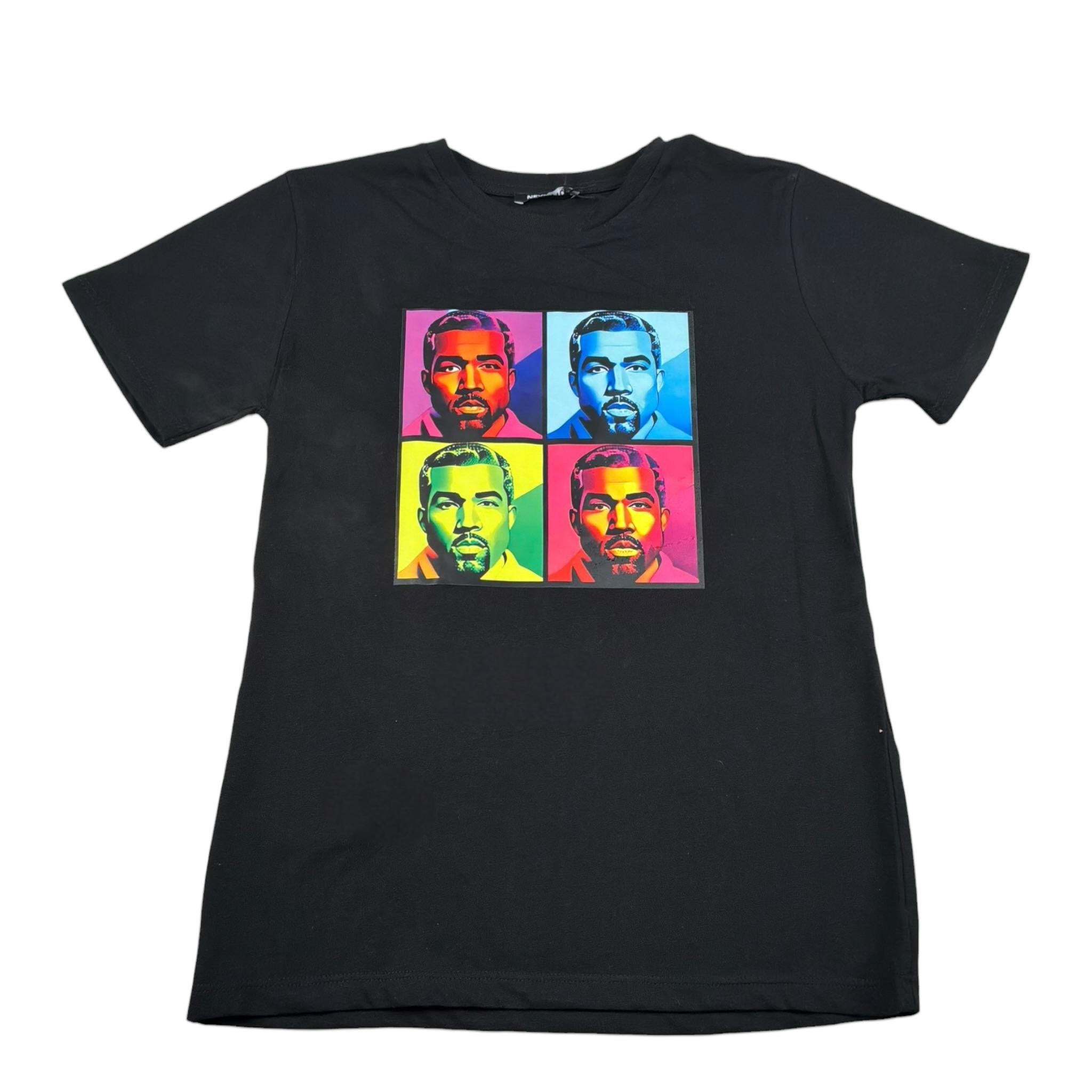 Never Too T-Shirt Girocollo tinta unita con Stampa Nero per Bambino NT2304R NERO NEVER TOO 