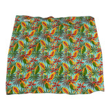 Matinée Pareo Tinta Unita con Fantasia Fiori per Bambina CC4025 VERDE ACQUA MATINÉE 