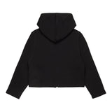 MAX&Co. felpa con zip e cappuccio tinta unita Nero per Bambina MX054 NERO MAX&Co. 