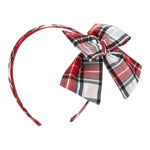 MONNALISA cerchietto fantasia scozzese Rosso per Bambina 19D021 ROSSO MONNALISA 