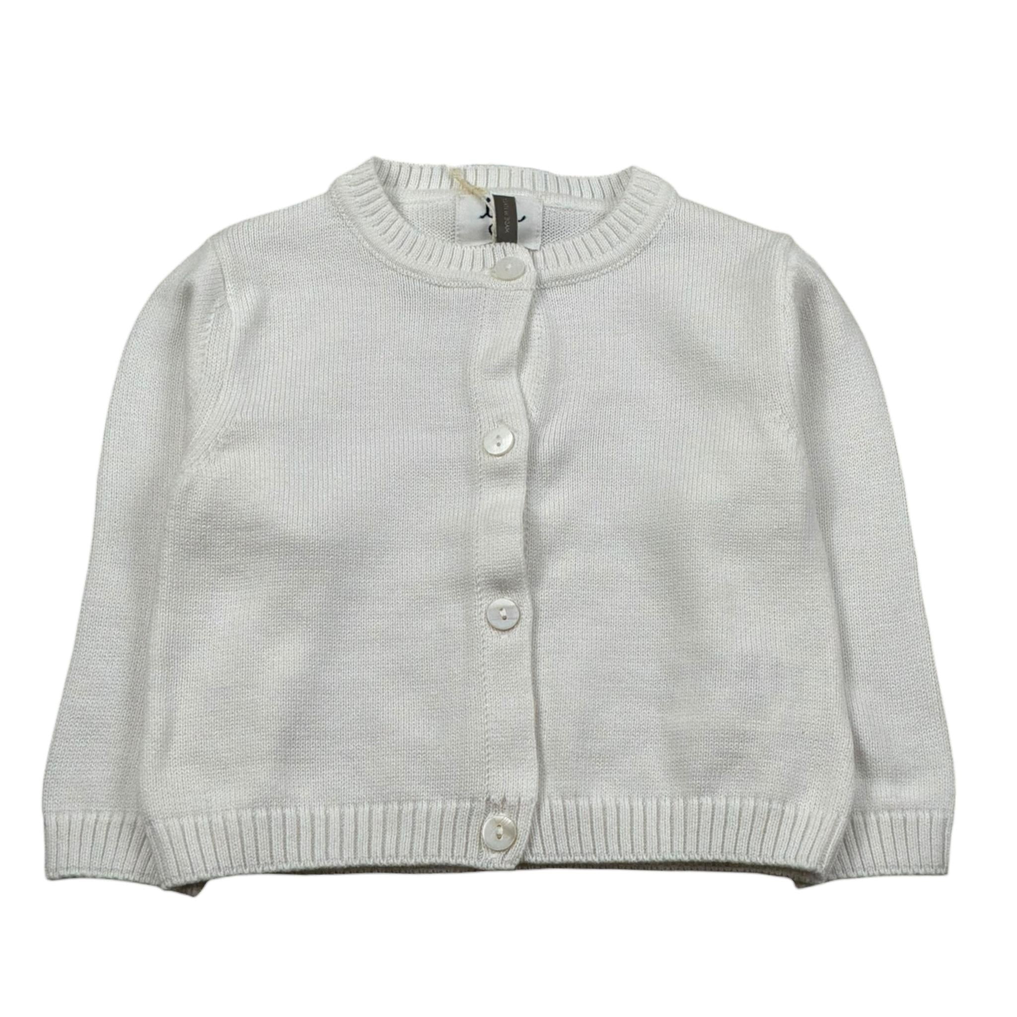 Malvi & Co Cardigan tinta unita Panna per Bambino SCCI152GFMM PANNA MALVI & CO 