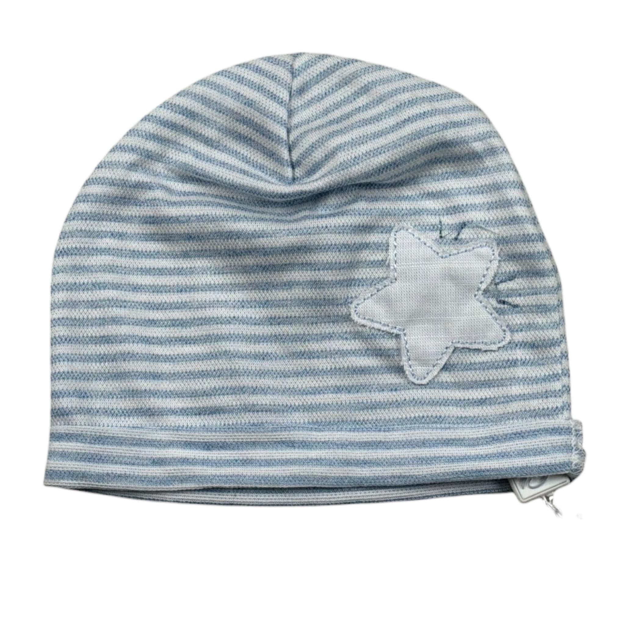 Barcellino Cappello Tinta Unita Fantasia A Righe per Neonato 120806 AZZURRO BARCELLINO 