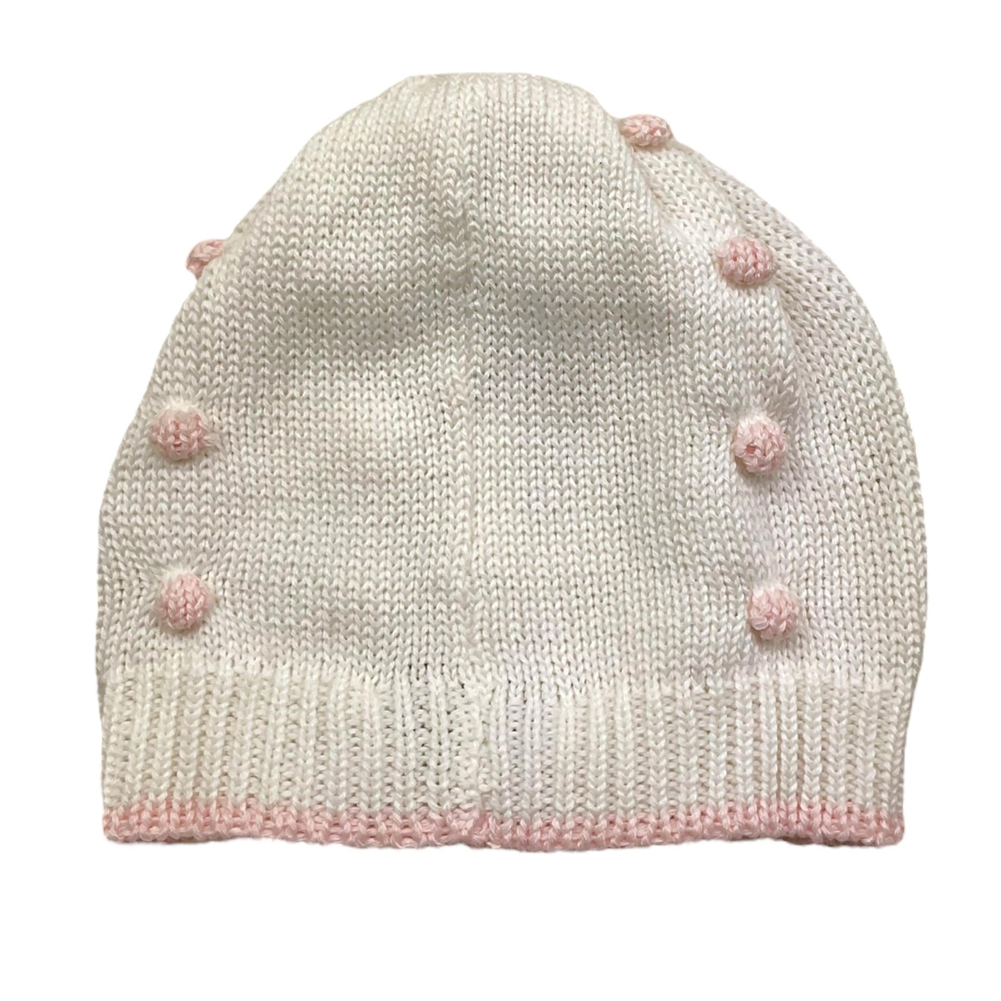 PICCOLA GIUGGIOLA cappello tinta unita con applicazioni Bianco per Neonata MIRTOC BIANCO PICCOLA GIUGGIOLA 