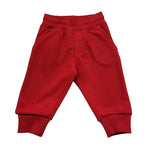 Trussardi Pantalone Tuta Tinta Unita con Logo per Neonato TIP26003PA ROSSO TRUSSARDI 