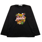 MOUSSE shirt girocollo tinta unita con stampa marvel Nero per Bambino HKTL371B NERO MOUSSE 