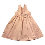 Pype Abito Giromanica Tinta Unita con Spille per Bambina CARINA ROSA PYPE 