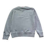 Saint Barth Felpa Girocollo Tinta Unita con Stampa per Bambino 01052L GRIGIO SAINT BARTH 
