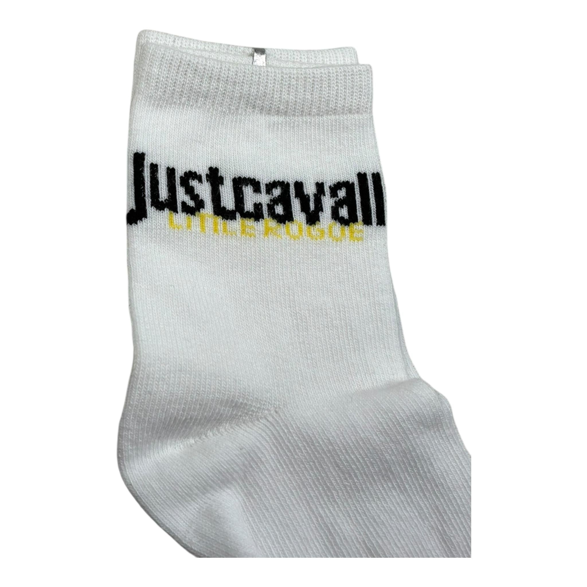 Just Cavalli Calzini Tinta Unita con Logo per Bambino JGP26020CZ BIANCO JUST CAVALLI 