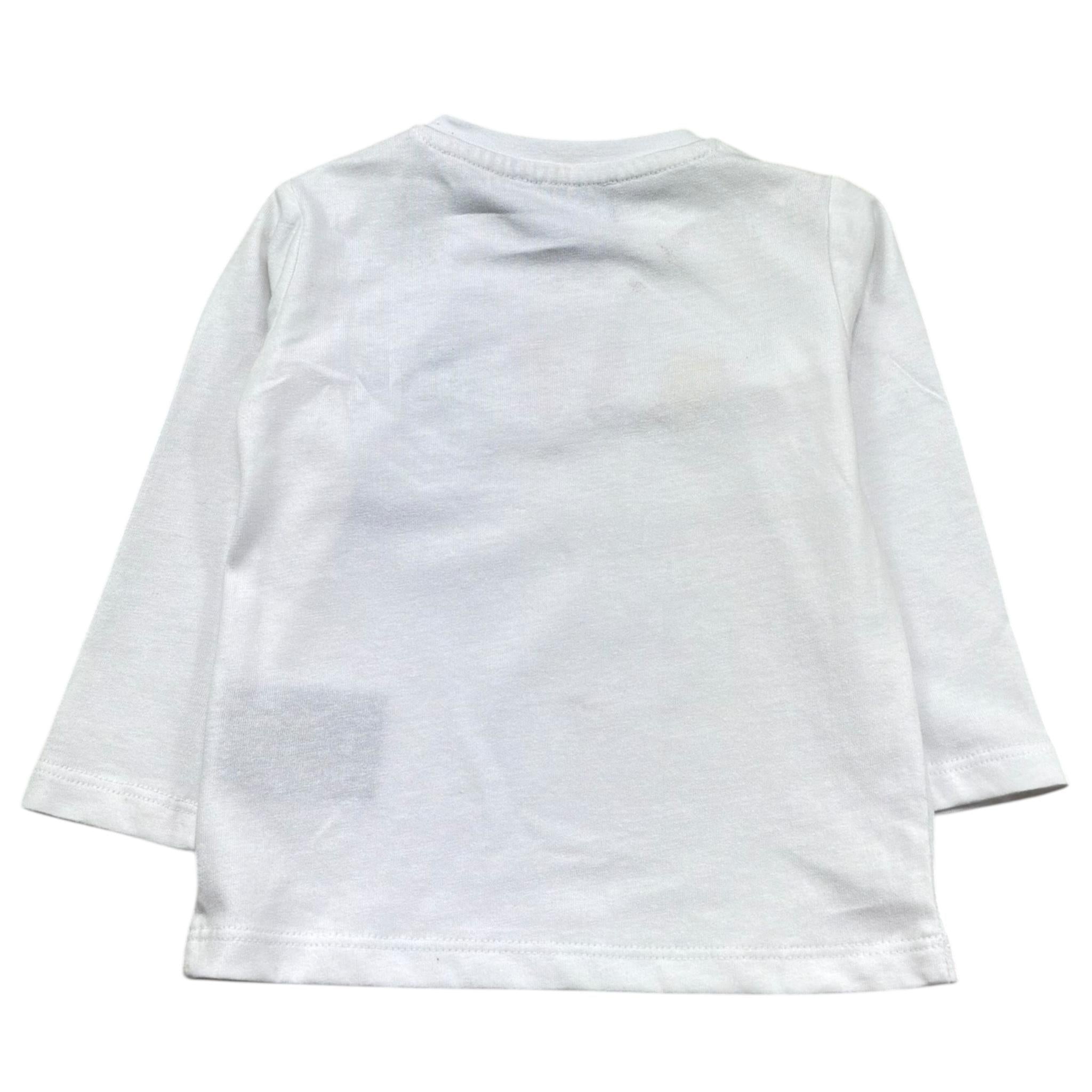 John Richmond Shirt Girocollo Tinta Unita con Logo per Neonata RIP26095TS BIANCO JOHN RICHMOND 