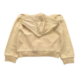 MANILA GRACE felpa tinta unita con cappuccio e applicazioni fiocchi Beige per Bambina MFBF24W257 BEIGE MANILA GRACE 