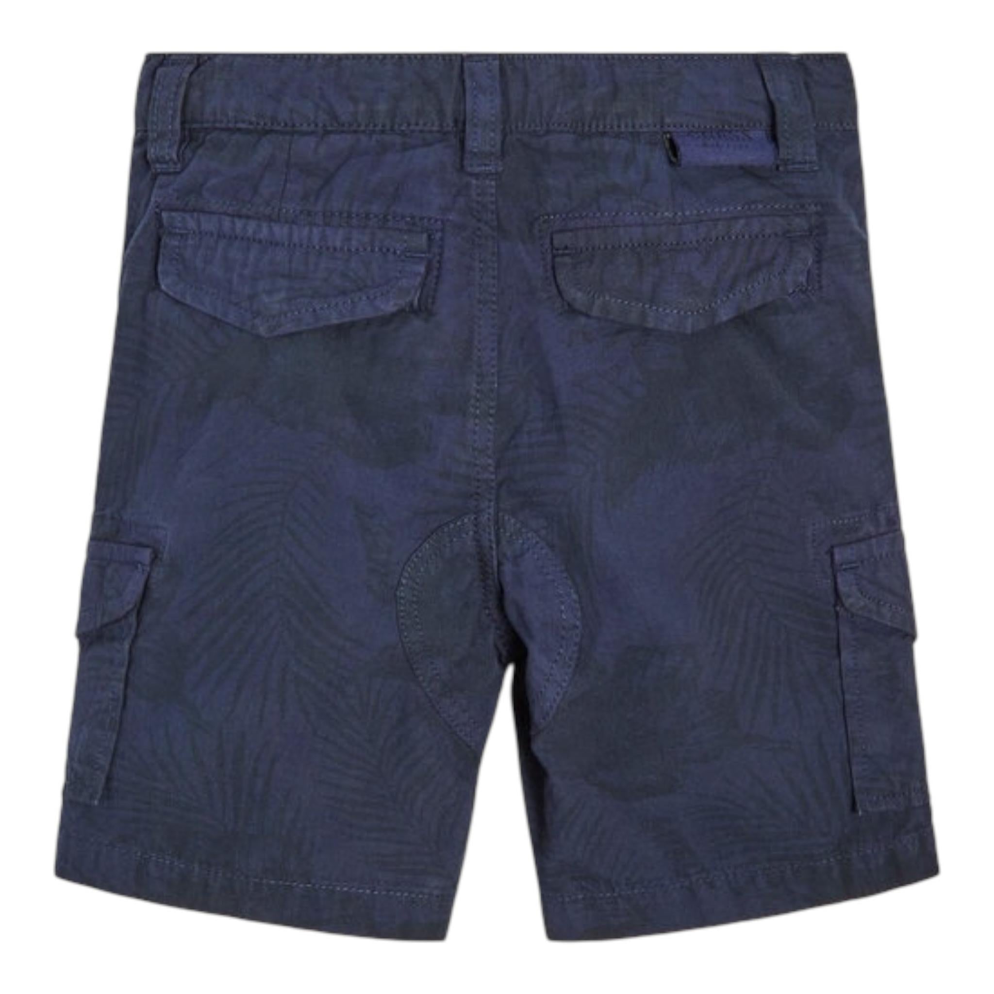 Guess Bermuda Tinta Unita con Girovita Regolabile per Neonato N3GD12WFCB0N BLU GUESS 