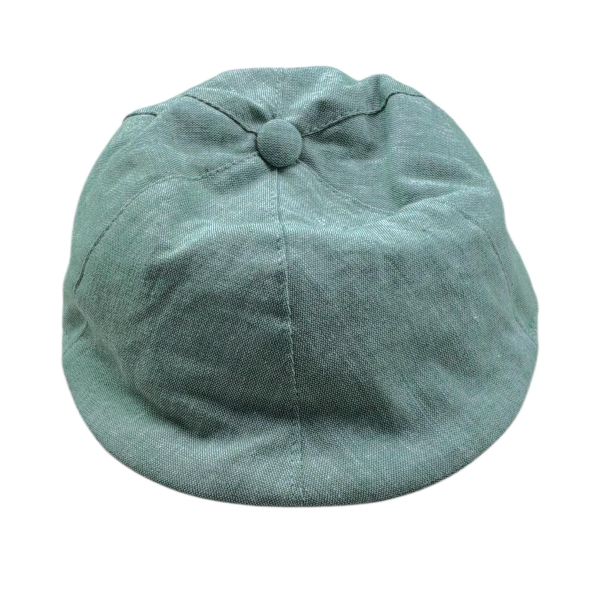 Le Bebe' Cappello Modello Coppola Tinta Unita  per Neonato LBB5346 VERDE LE BEBE' 
