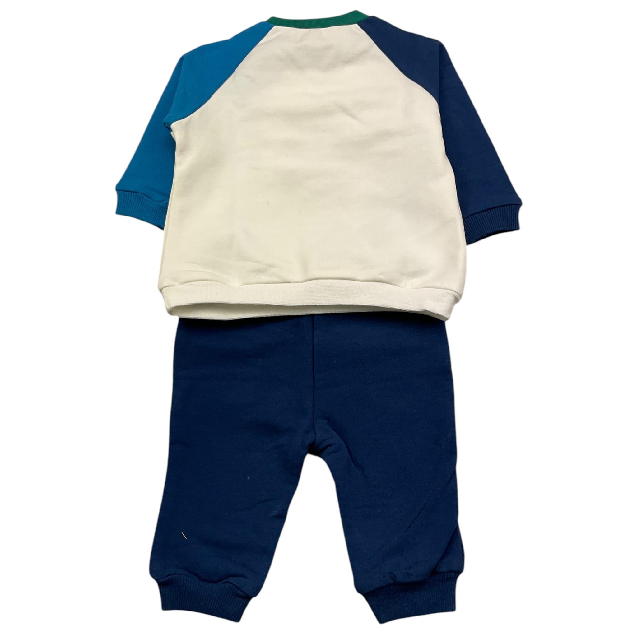MAYORAL completo 2 pezzi felpa-pantalone  Bianco/blu per Neonato CMPMYO BIANCO/BLU MAYORAL 
