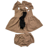 Minimum Complete 2-teiliges beiges Höschen für Baby-Mädchen