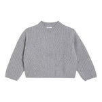 IL GUFO maglia mezzo collo tinta unita Grigio per Bambina A24MA454EM220J GRIGIO IL GUFO 