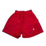 Monnalisa Short tinta unita In Pizzo Sangallo Rosso per Bambina 11C416 ROSSO MONNALISA 