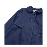 MAYORAL cappotto tinta unita cn finte tasche Blu per Neonata 4484N BLU MAYORAL 