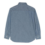Aspesi Einfarbiges Jeanshemd mit blauen Knöpfen für Jungen