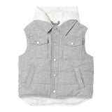 ELEVENTY smanicato tinta unita con cappuccio in contrasto Grigio per Bambino EV2P92 GRIGIO ELEVENTY 