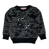 CESARE PACIOTTI maglia girocollo tinta unita con logo Nero per Bambino MGP5351J NERO CESARE PACIOTTI 