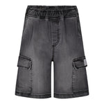Marc Ellis Bermuda tinta unita In Denim Grigio per Bambina JMJPT01246 GRIGIO MARC ELLIS 