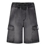 Marc Ellis Bermuda tinta unita In Denim Grigio per Bambina JMJPT01246 GRIGIO MARC ELLIS 