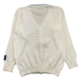 CESARE PACIOTTI cardigan tinta unita scollo a v Bianco per Bambino MGP5353B BIANCO CESARE PACIOTTI 