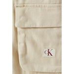 Calvin Klein Pantalone Tinta Unita con Elastico In Vita per Bambino IB0IB02502 BEIGE CALVIN KLEIN 